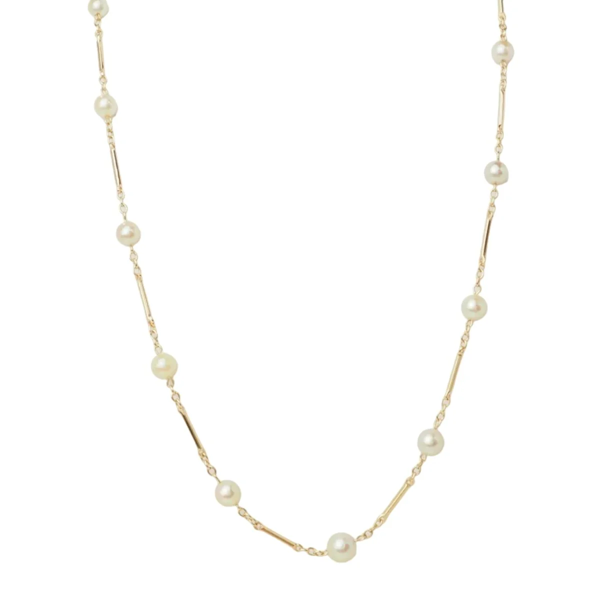Collier Perles en or jaune