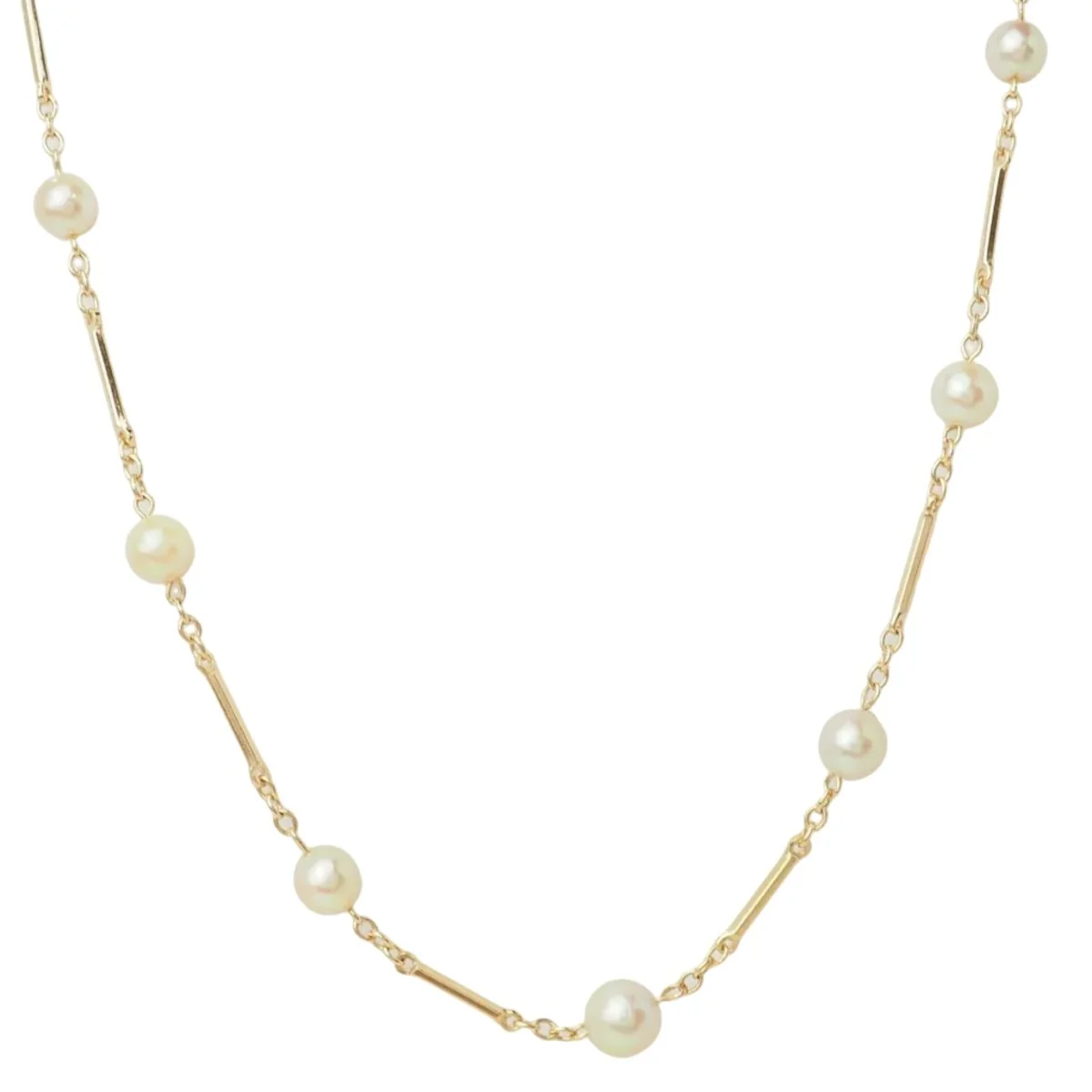 Collier Perles en or jaune - Image 3