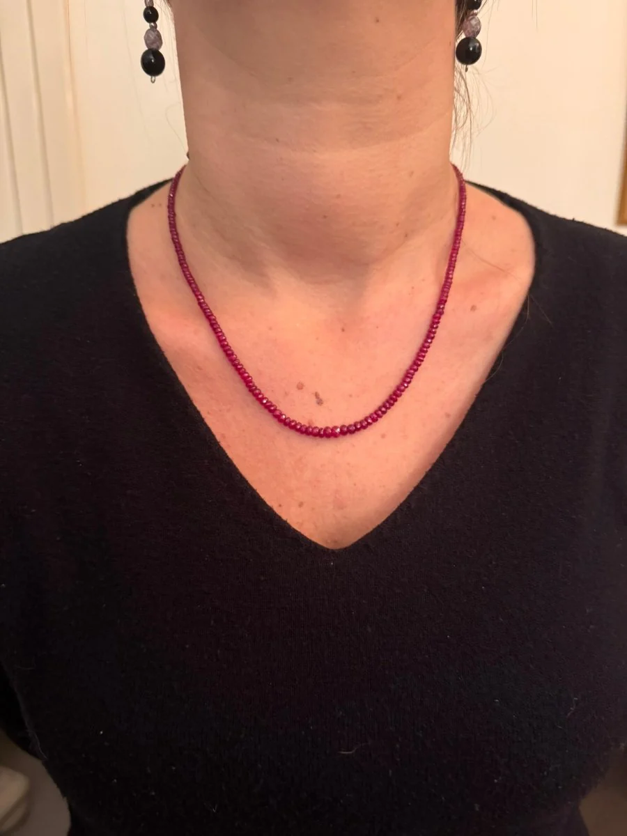 Collier de Perles en rubis - Image 10