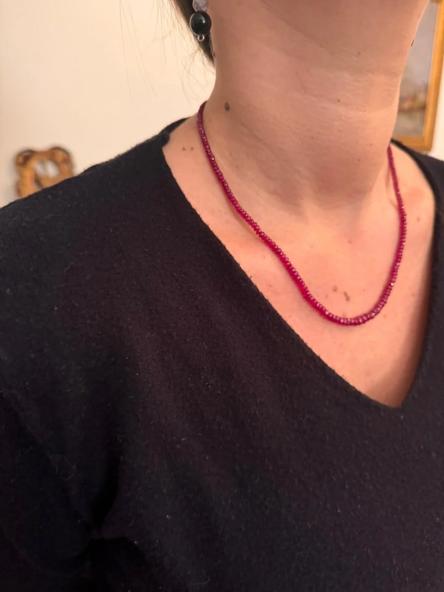 Collier de Perles en rubis - Image 11