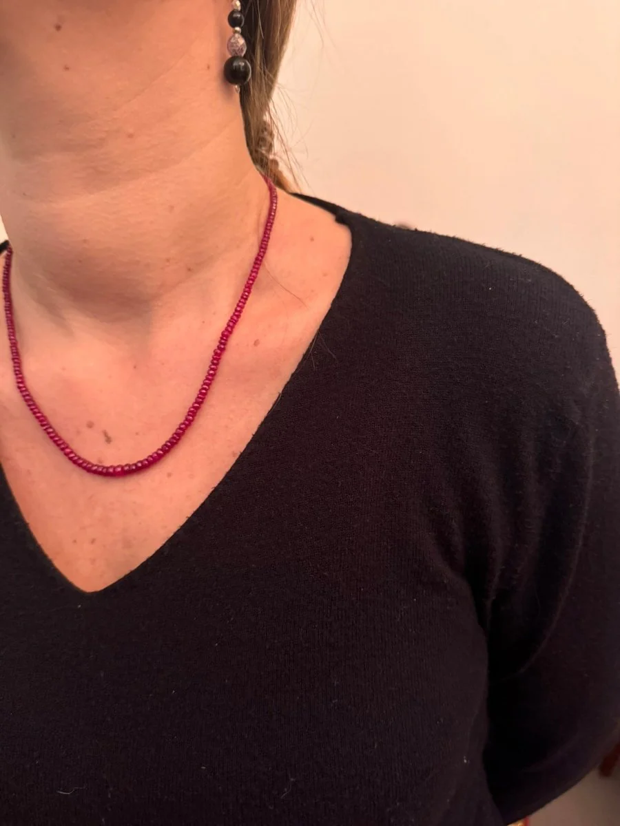 Collier de Perles en rubis - Image 12