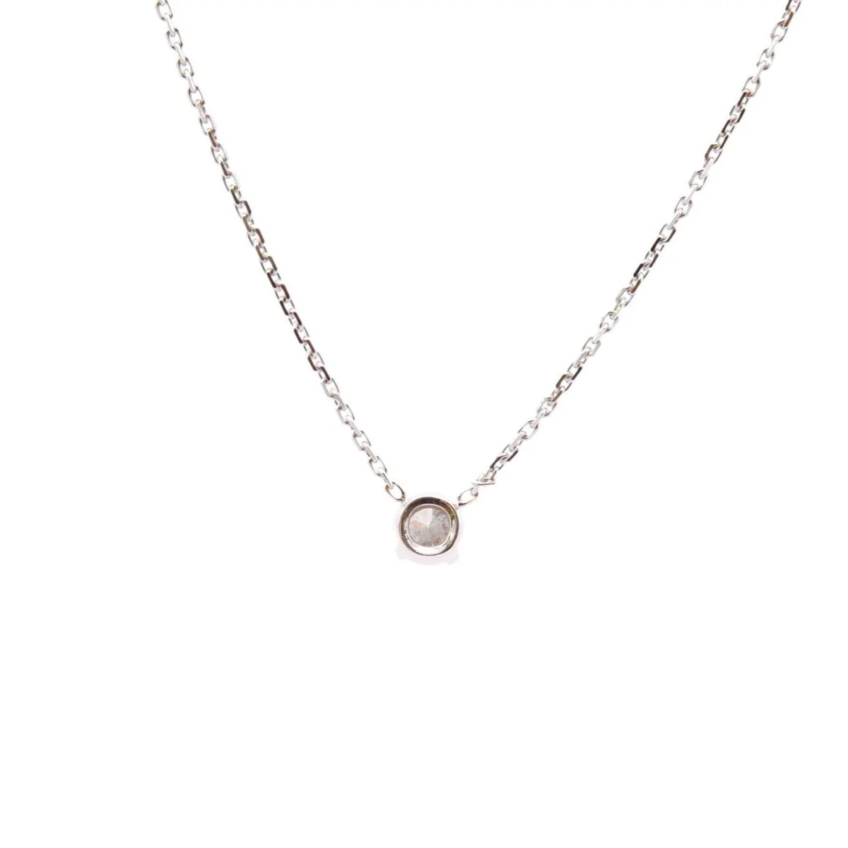 Collier Pendentif en or blanc et diamant - Image 3