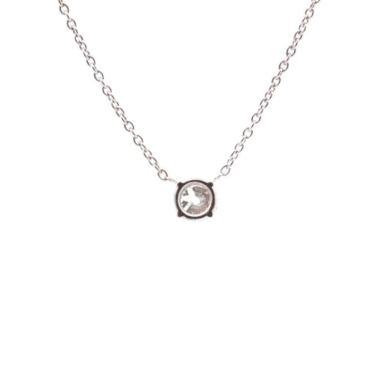 Collier en or blanc et diamants - Image 3