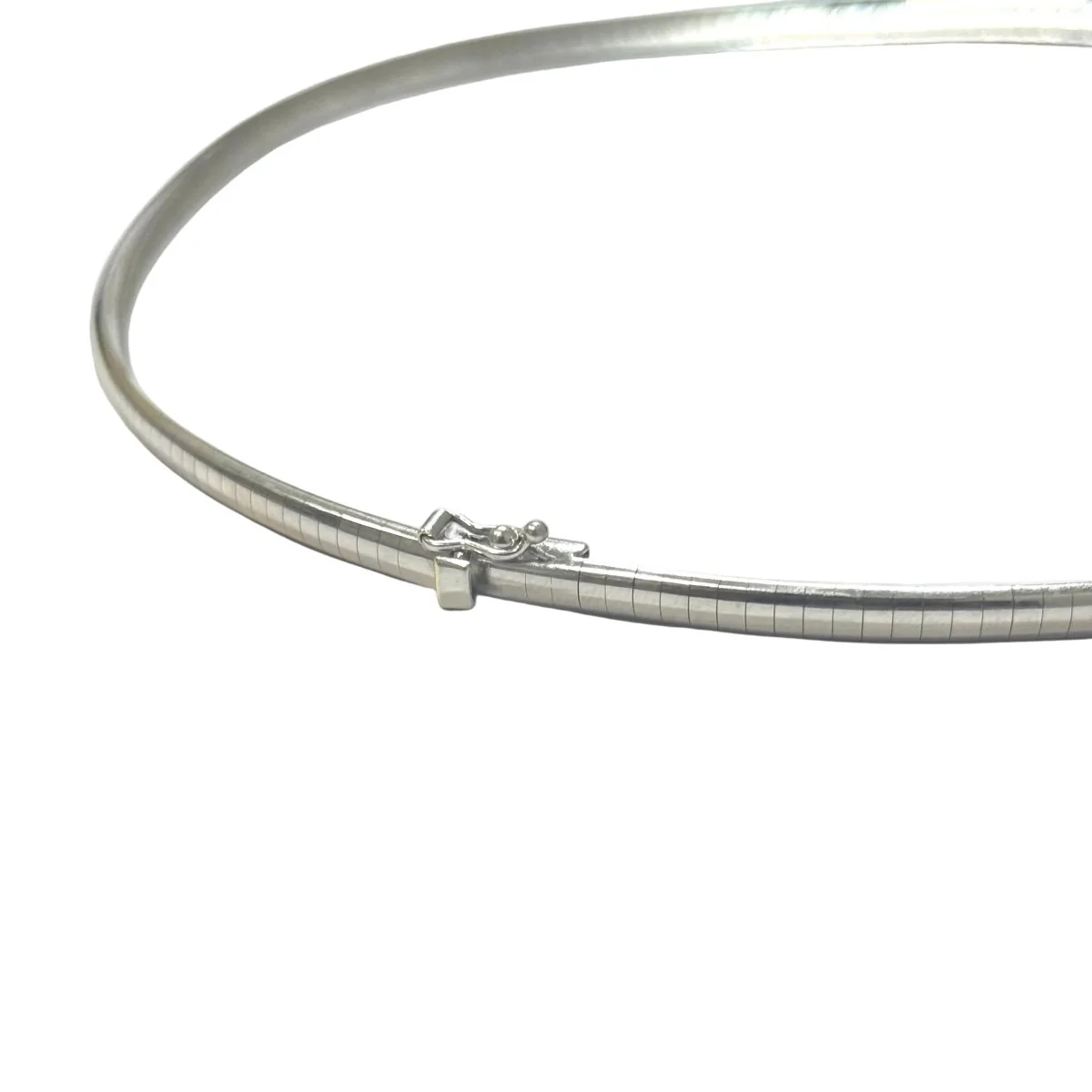 Collier Ras de Cou en or blanc et diamant - Image 3