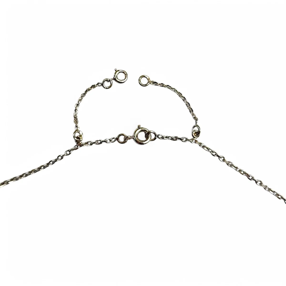 Collier Chaîne en or blanc et diamant - Image 4