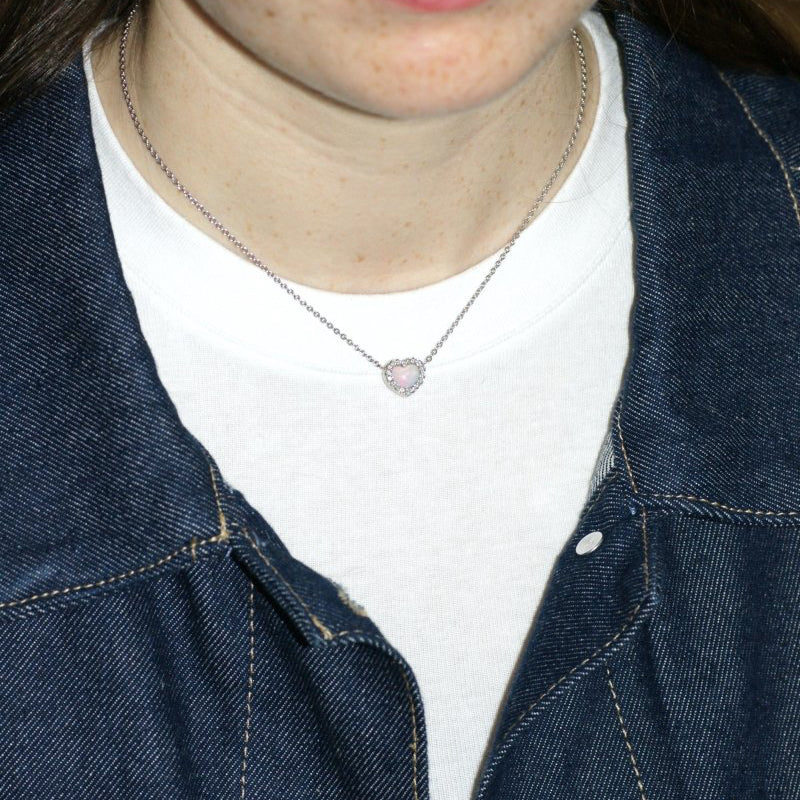 Collier Pendentif DIOR "Happy Birth" en or blanc et diamants - Image 8