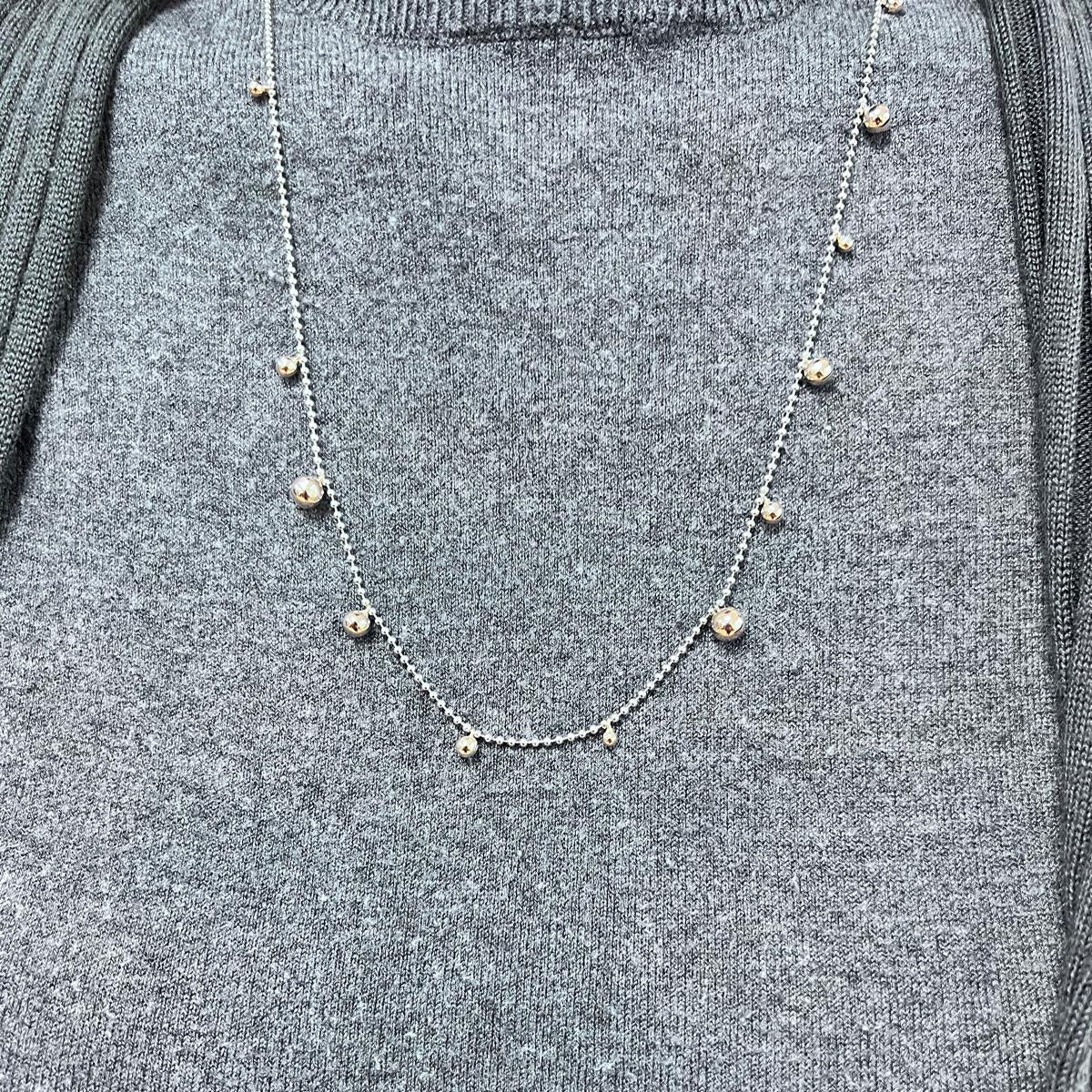 Collier DODO en or rose et argent - Image 4
