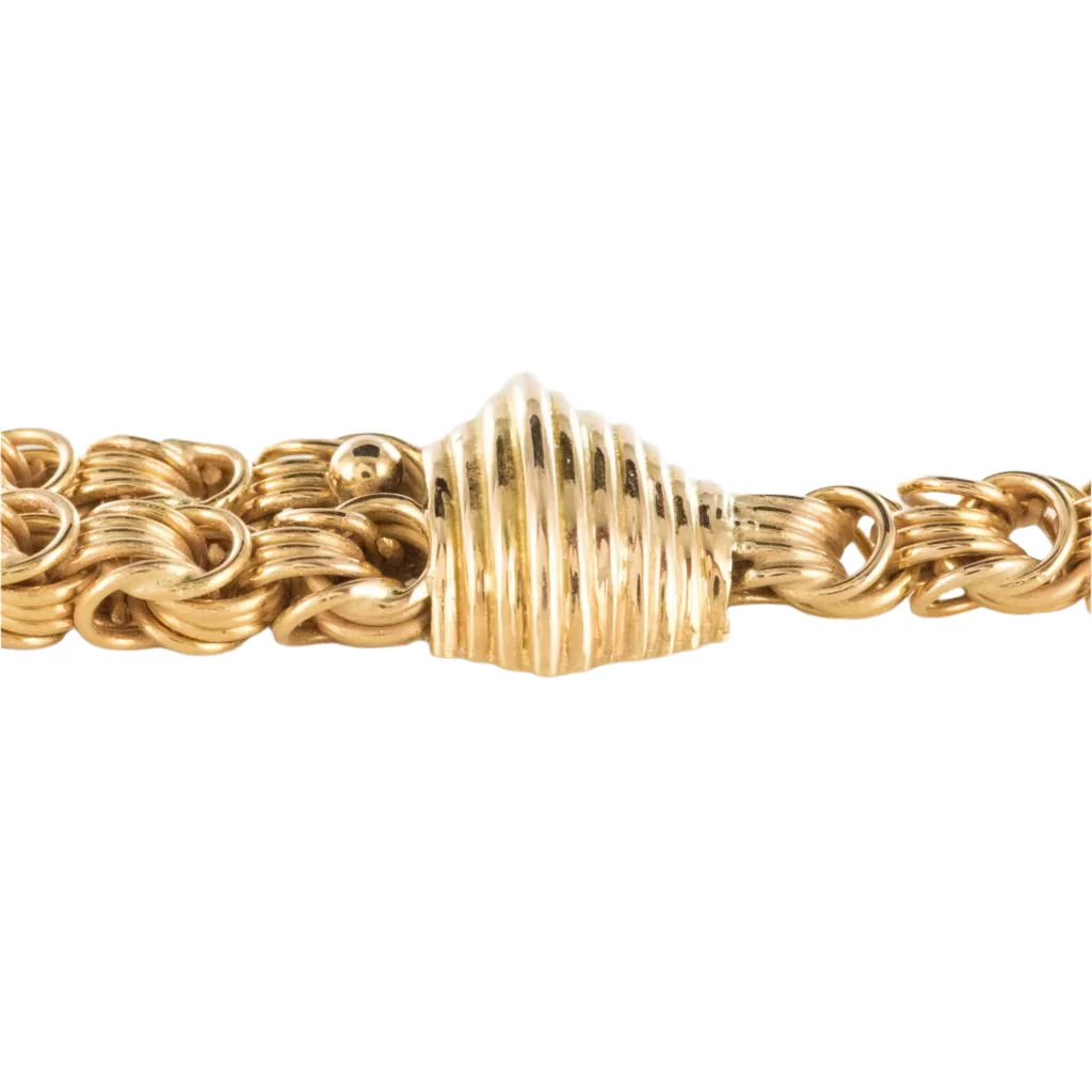 Collier Draperie en or rose - Image 5