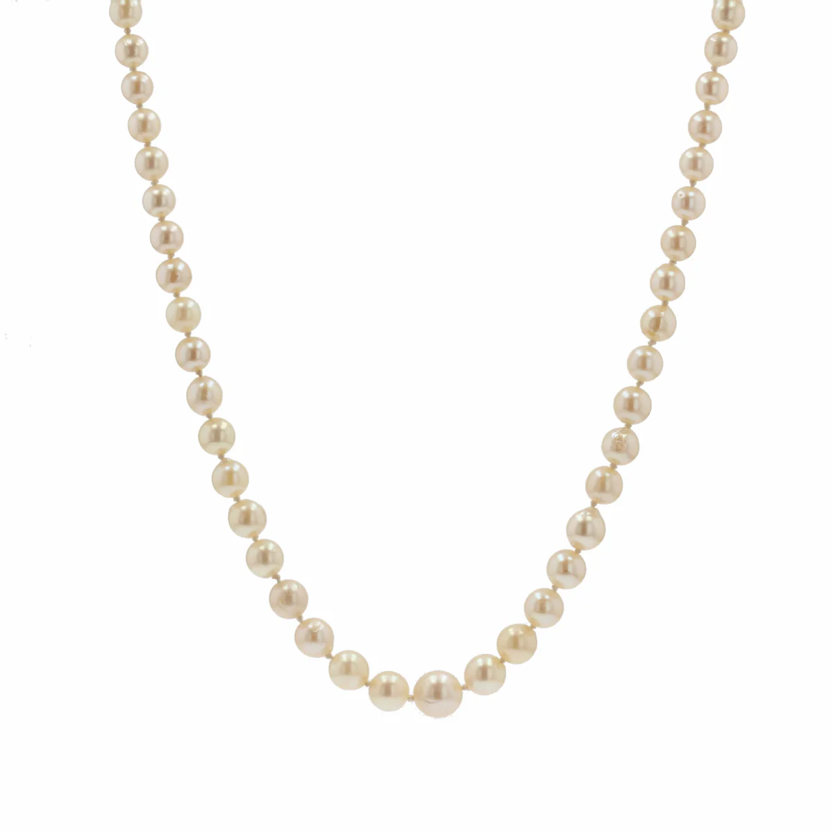 Collier Perles en or rose