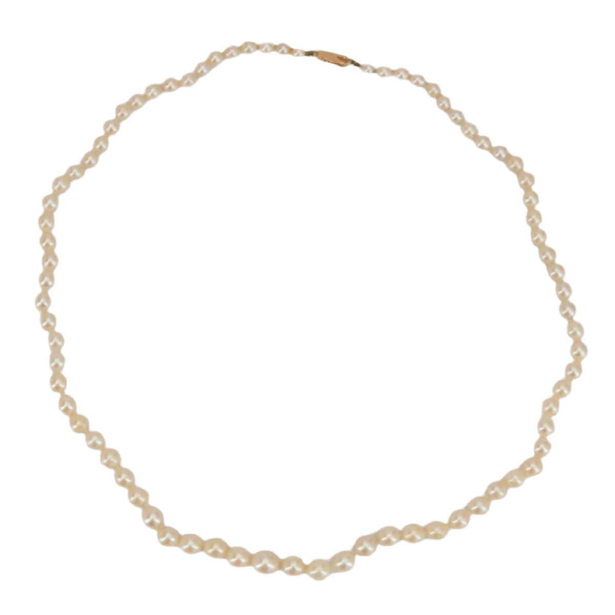Collier Perles en or rose - Image 3