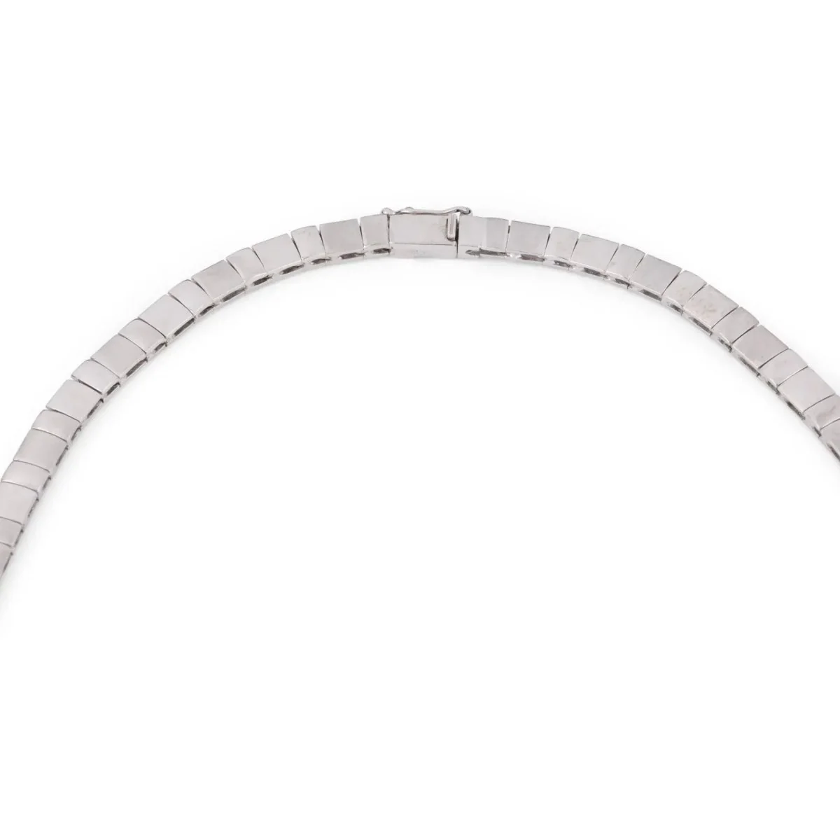 Collier en or gris et diamant - Image 3