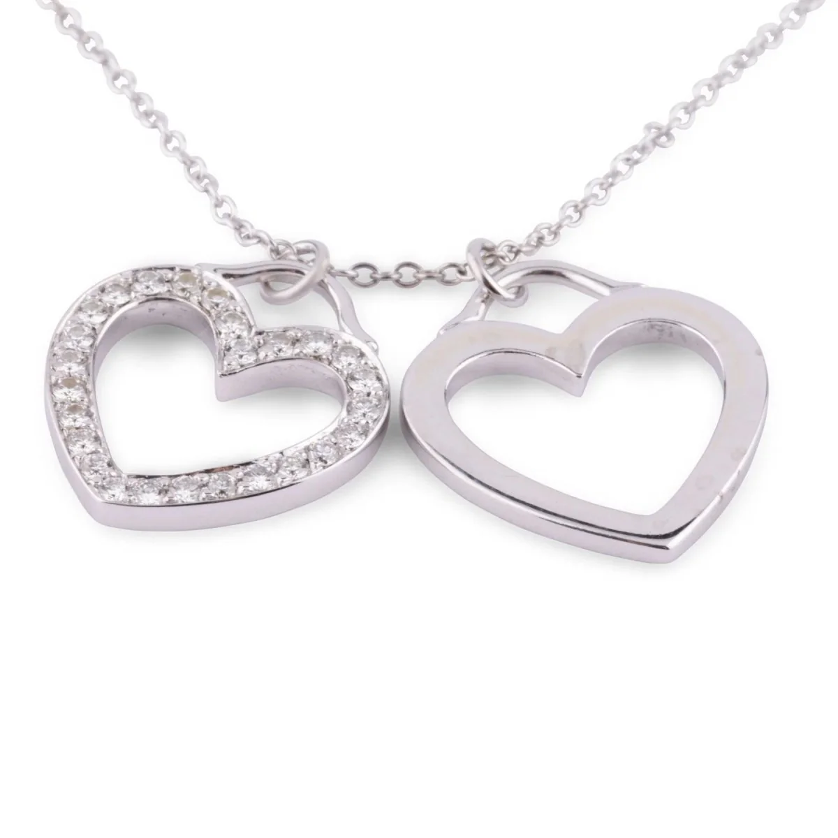 Collier en or gris et diamant de la maison Tiffany & Co - Image 2