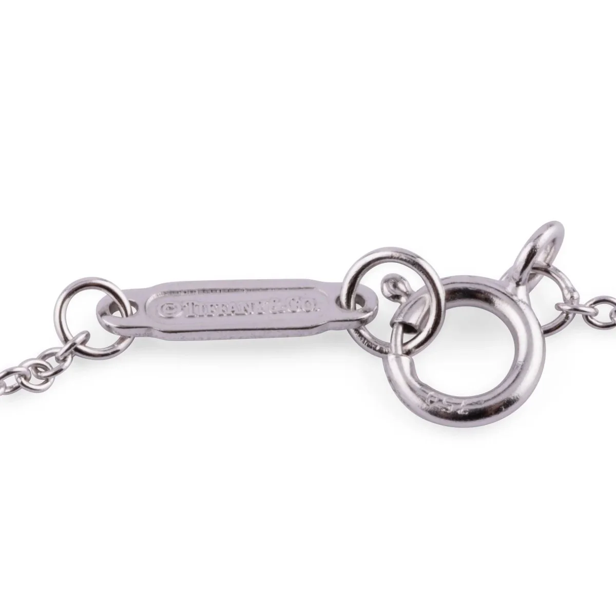 Collier en or gris et diamant de la maison Tiffany & Co - Image 3