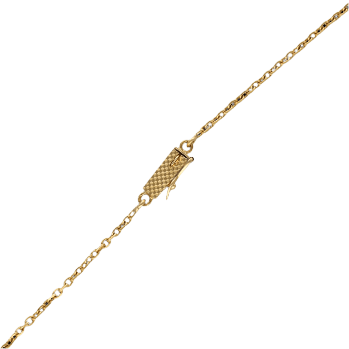 Collier Ras de Cou en or jaune, saphirs et diamants - Image 4