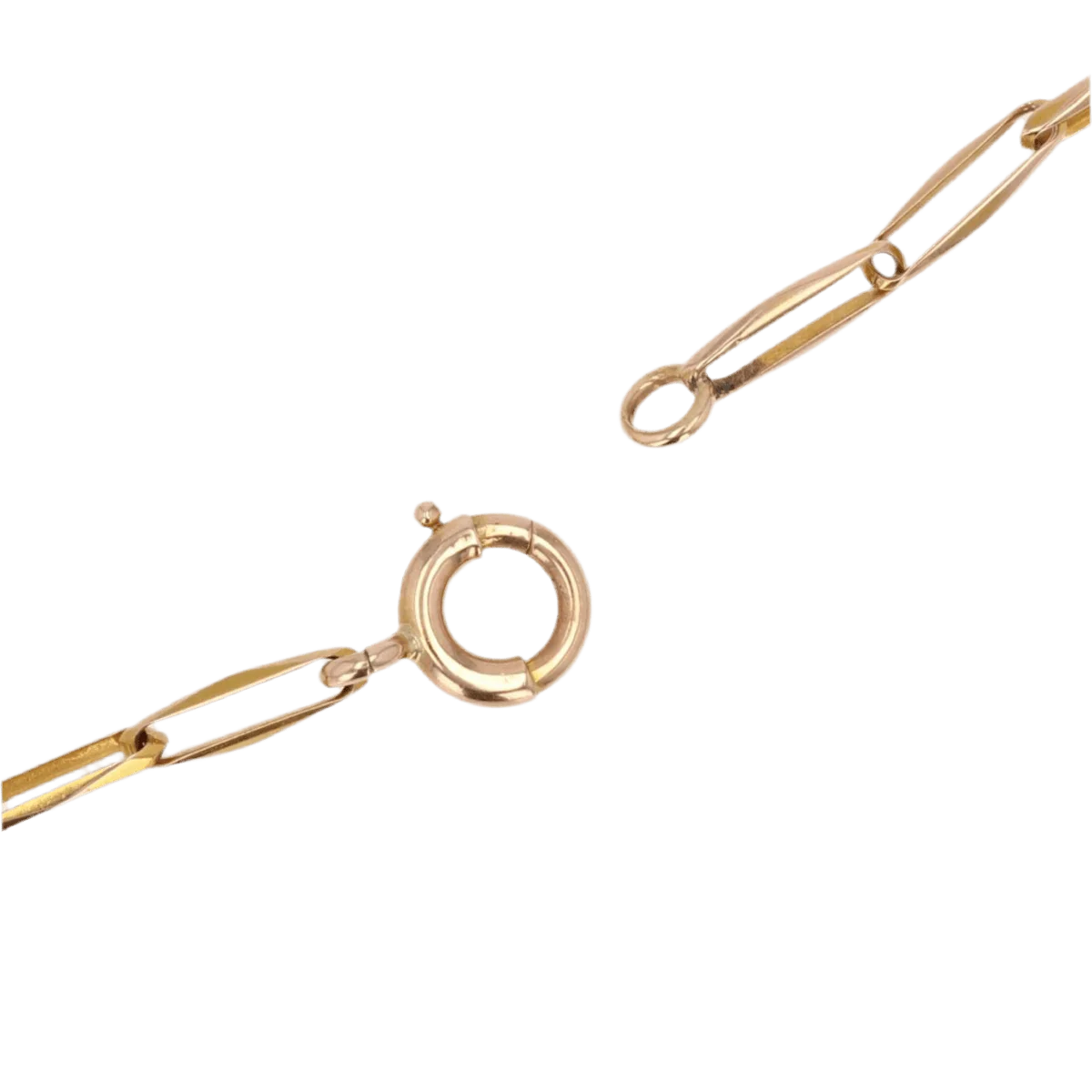 Collier Maille en or rose et perles - Image 5