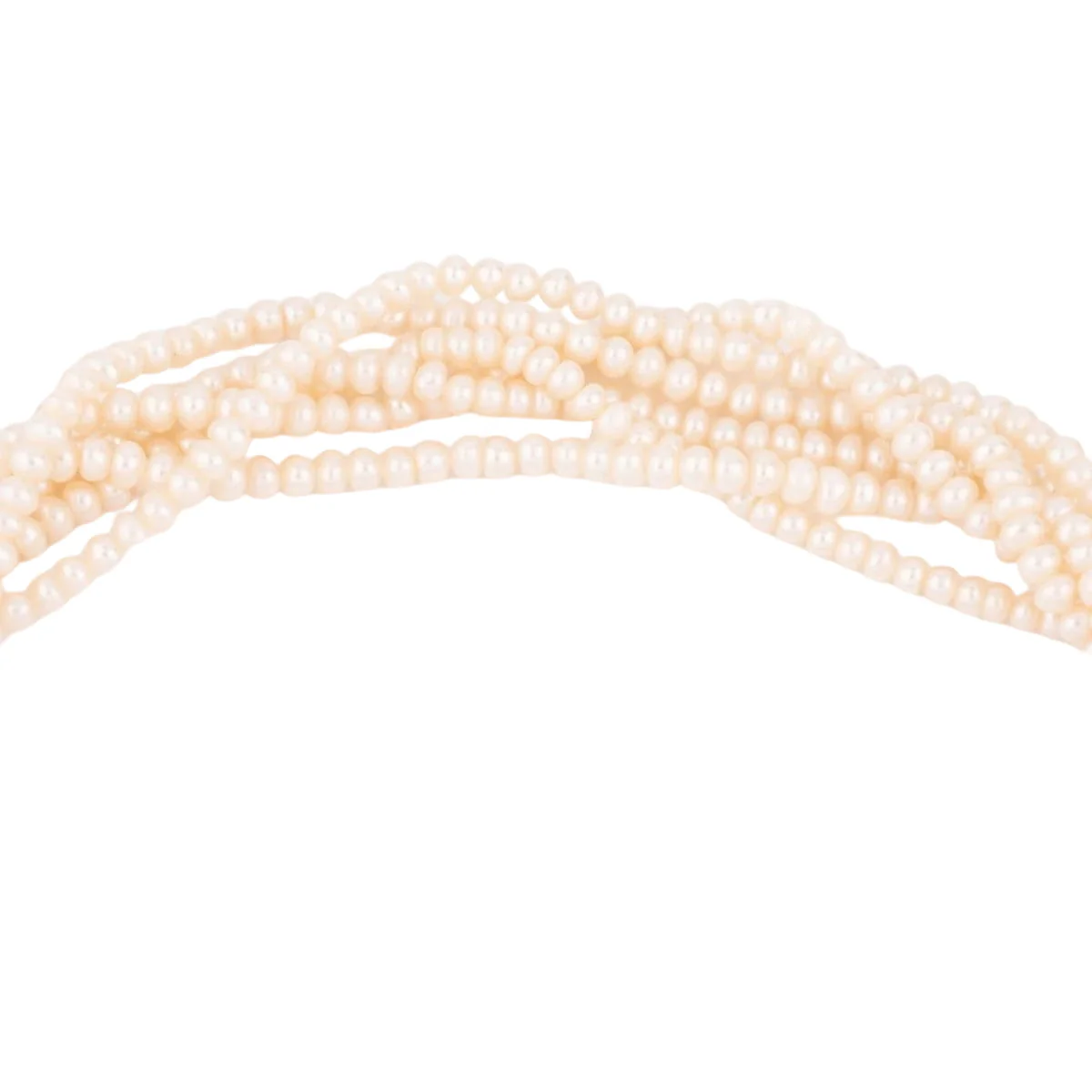 Collier en perles multirangs et fermoir en diamants - Image 6