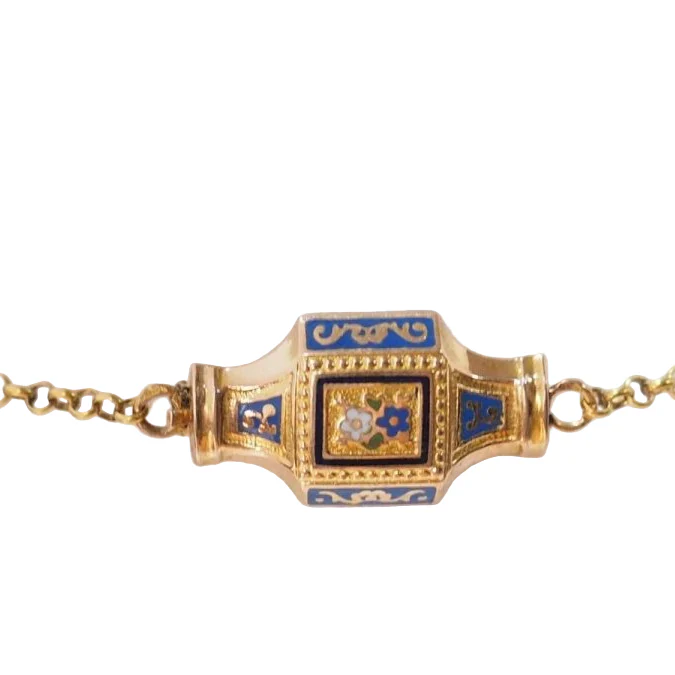 Collier Draperie en or jaune et perles - Image 4