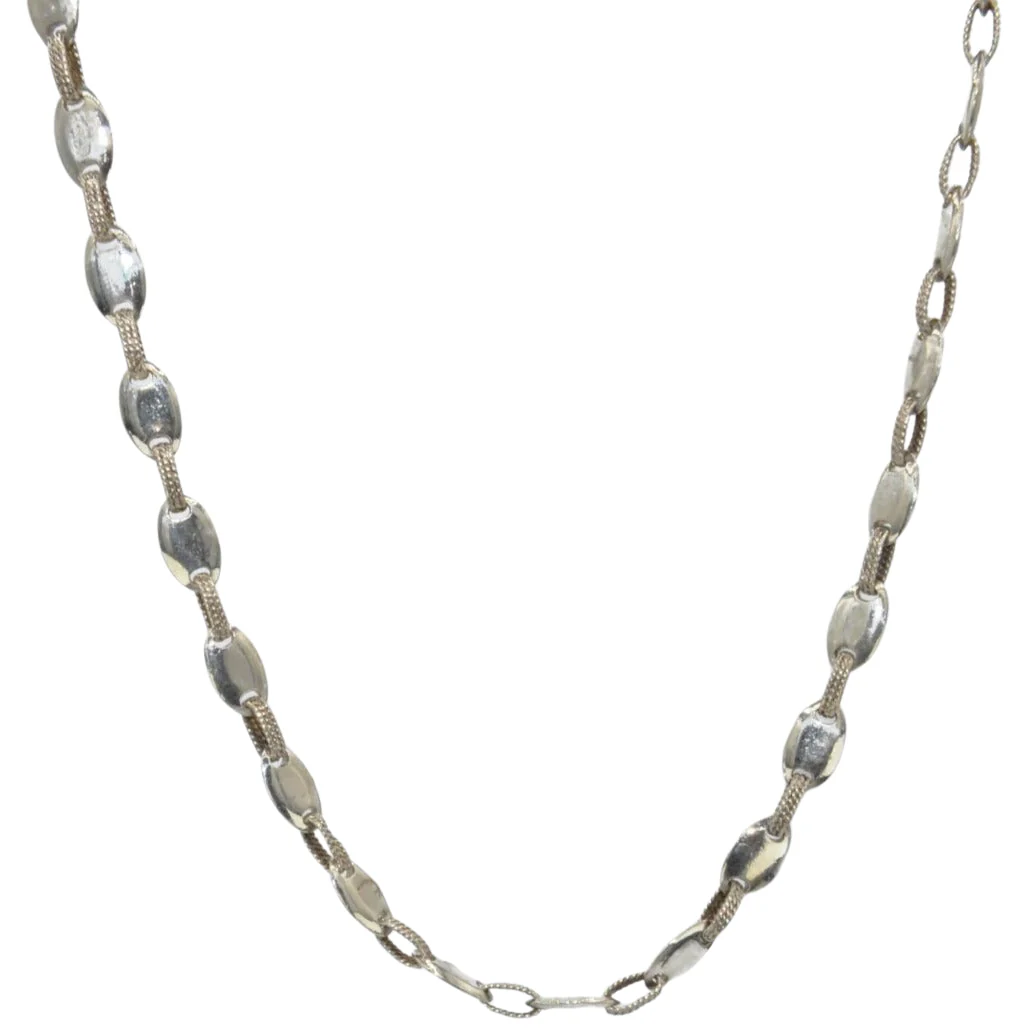 Sautoir signé de la maison hermès grain de café en argent - Image 3