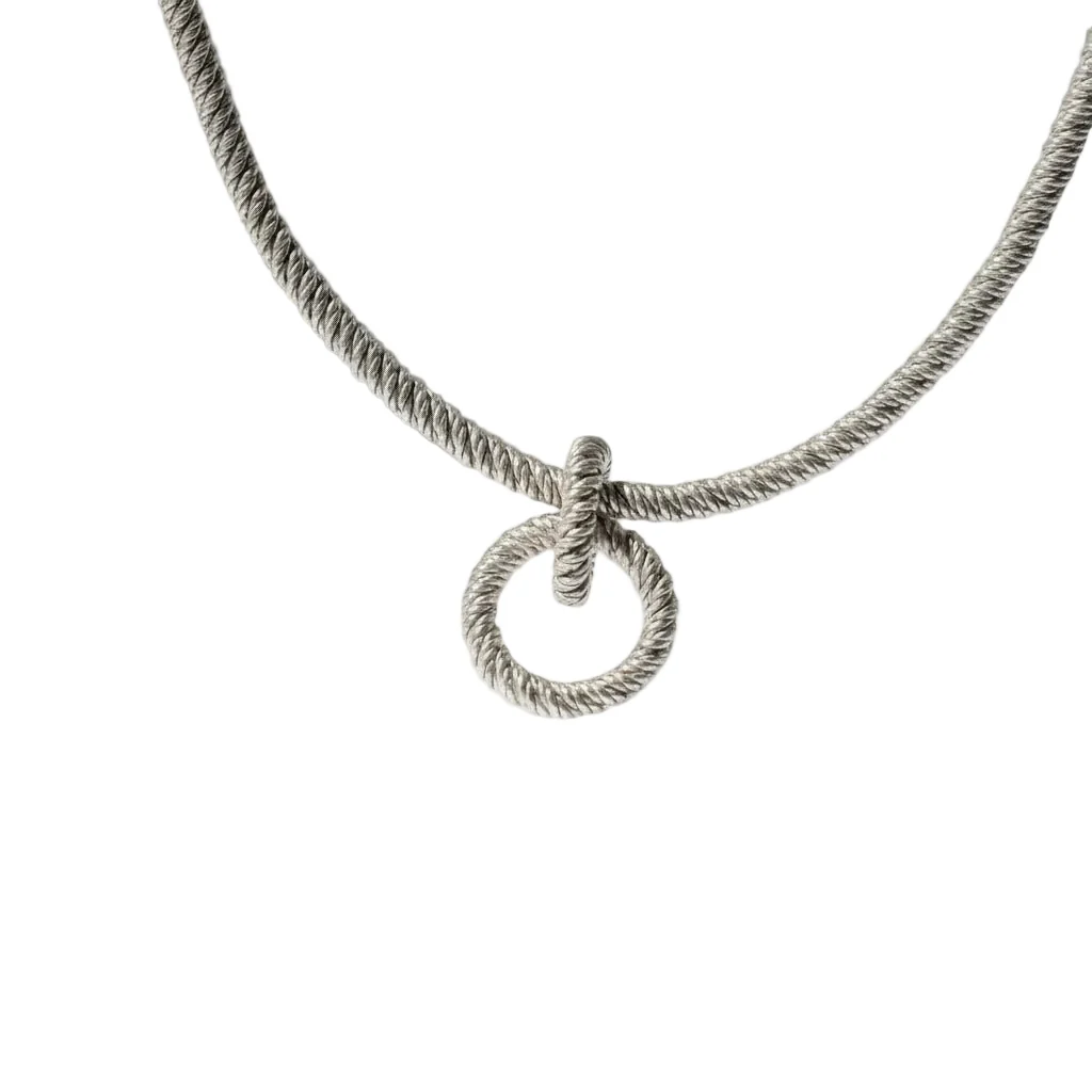 Collier HERMÈS en argent - Image 3