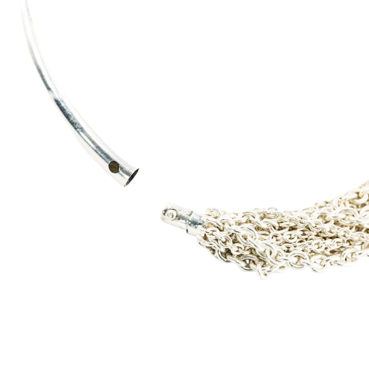 Collier HERMÈS "Licol" en argent - Image 5