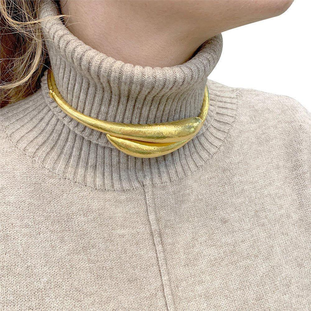 Collier Torque LALAOUNIS en or jaune - Image 10
