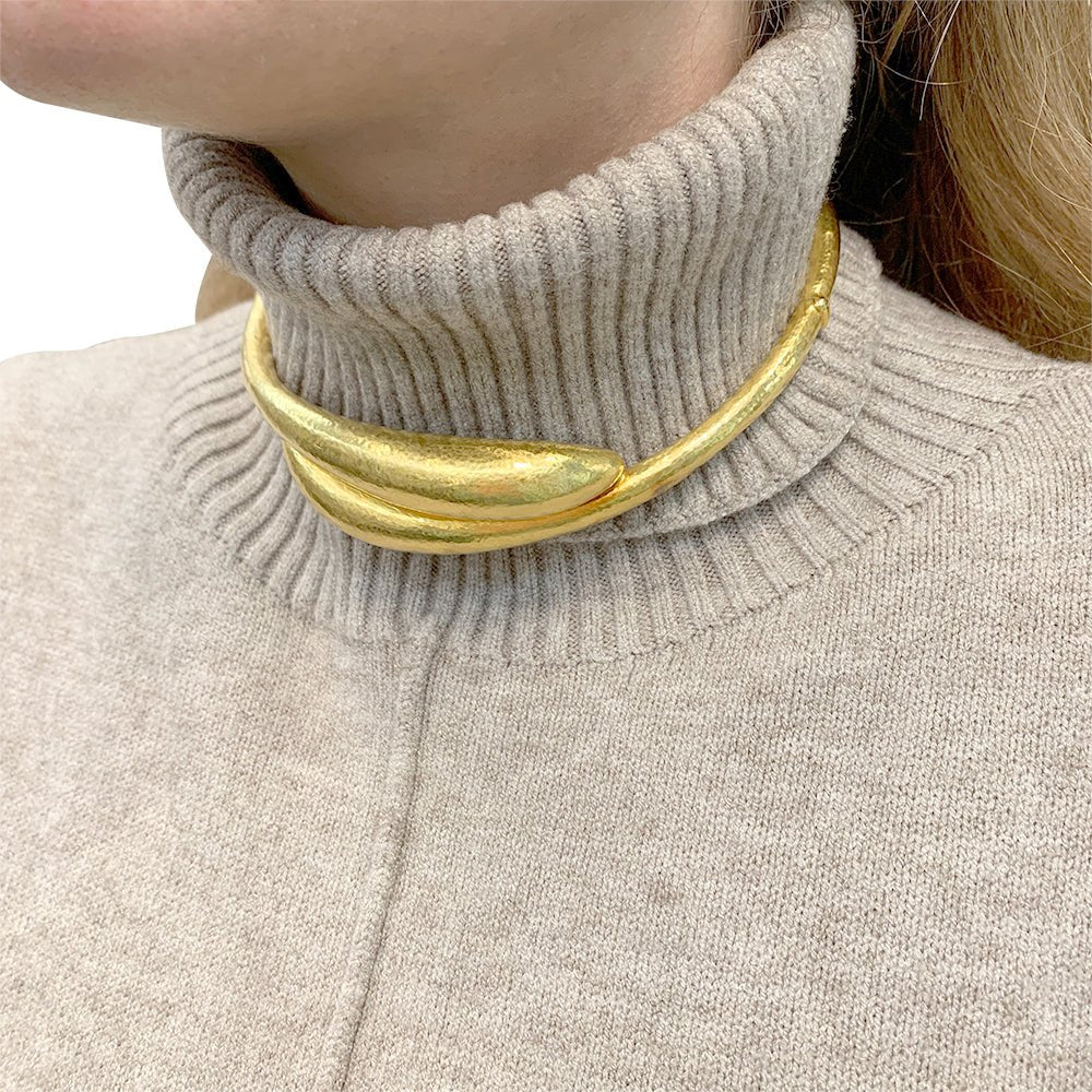 Collier Torque LALAOUNIS en or jaune - Image 11