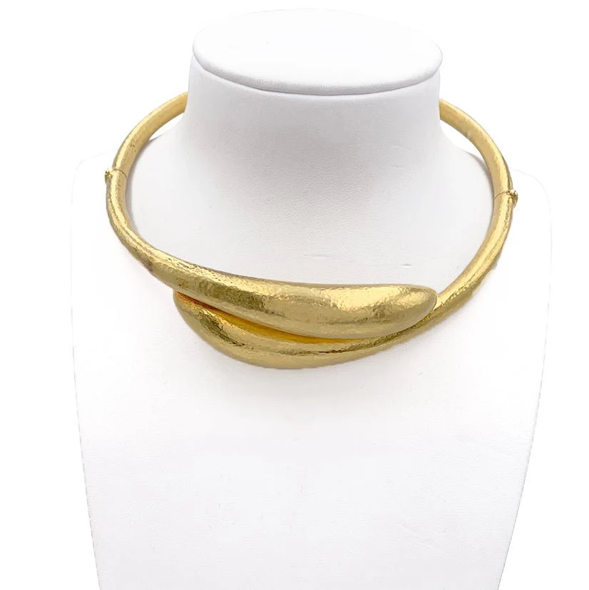 Collier Torque LALAOUNIS en or jaune - Image 4