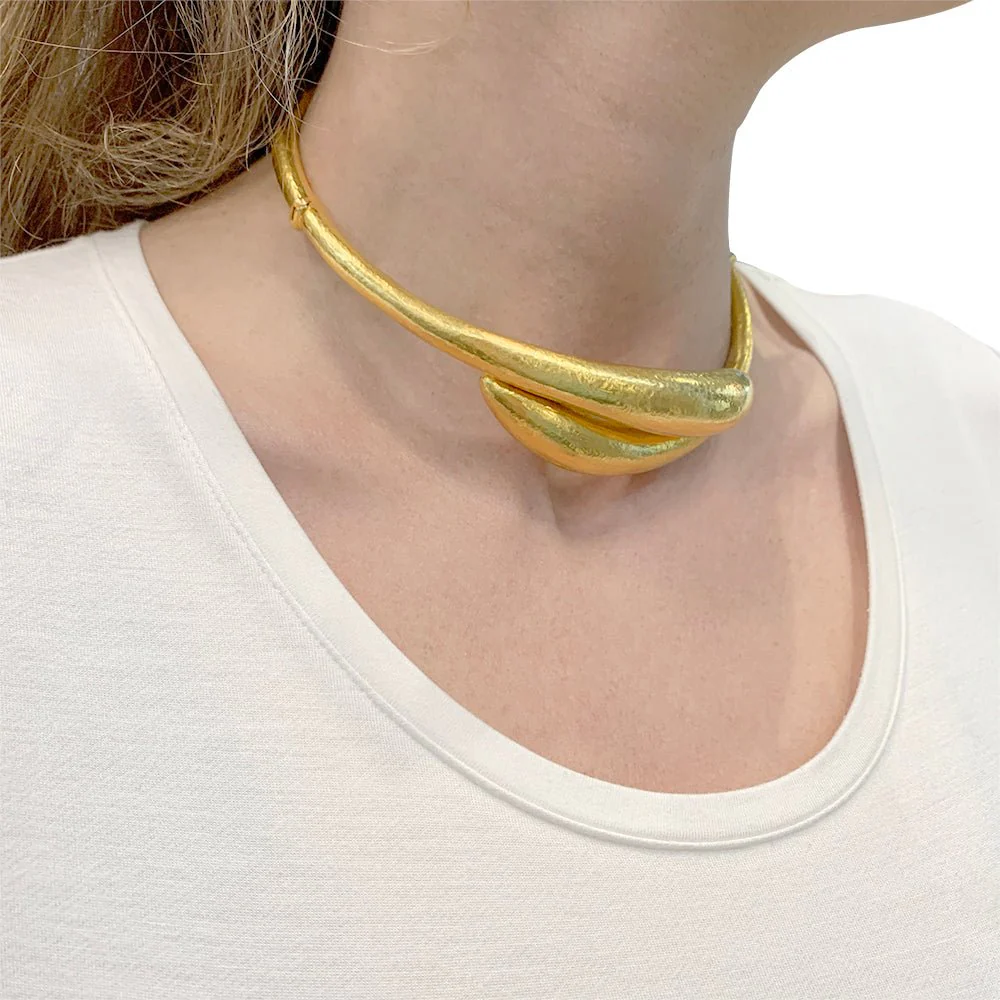Collier Torque LALAOUNIS en or jaune - Image 7