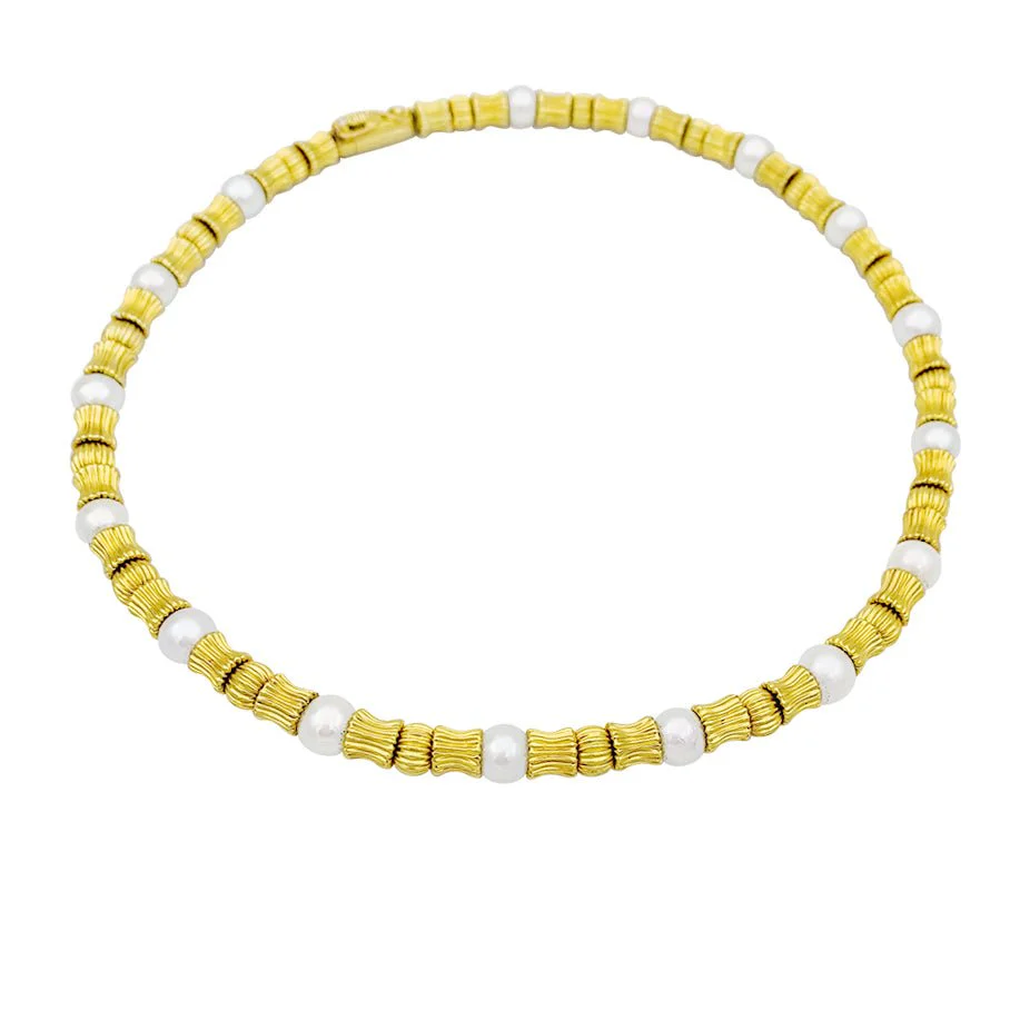 Collier LALAOUNIS en perles d'or et perles de culture - Image 4
