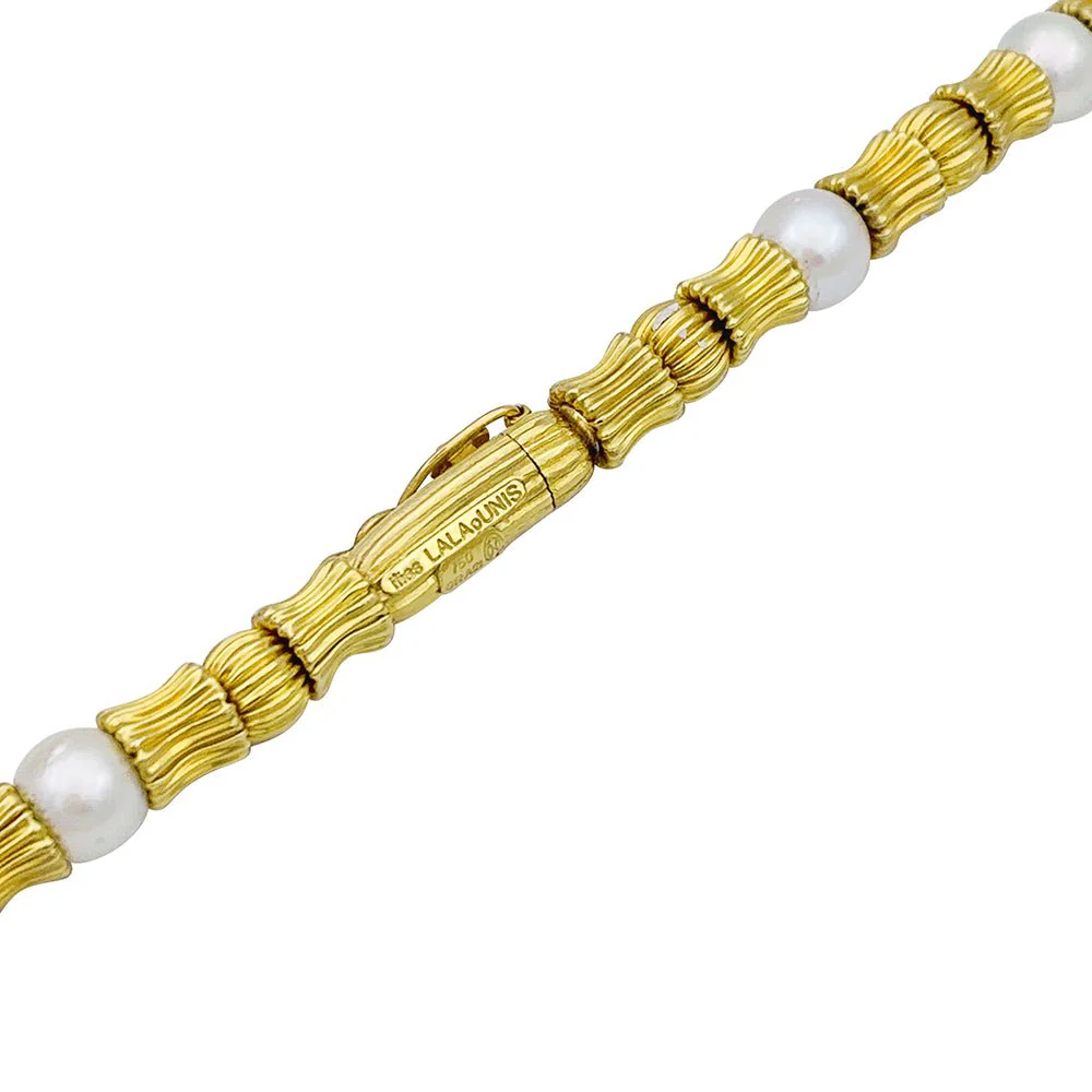 Collier LALAOUNIS en perles d'or et perles de culture - Image 5