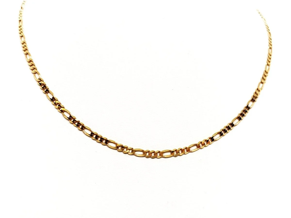 Collier Maille alternée Or jaune - Image 3