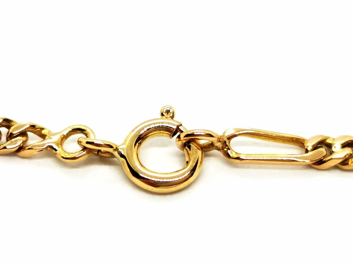 Collier Maille alternée Or jaune - Image 4