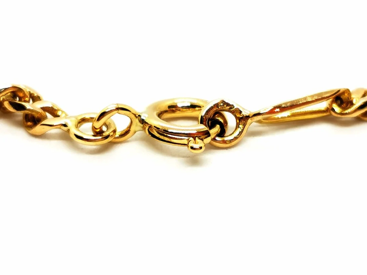 Collier Maille alternée Or jaune - Image 7