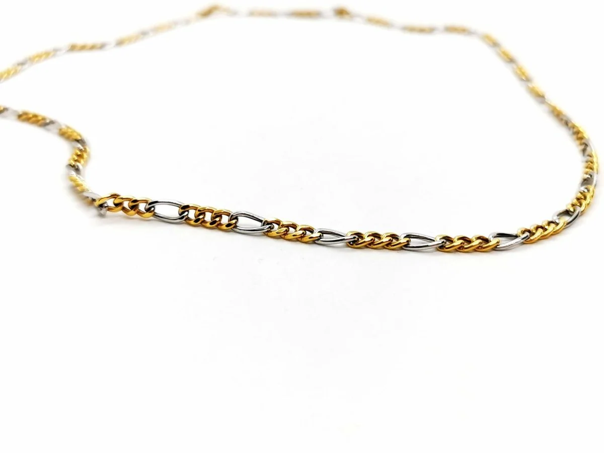 Collier Maille alternée Or jaune - Image 8