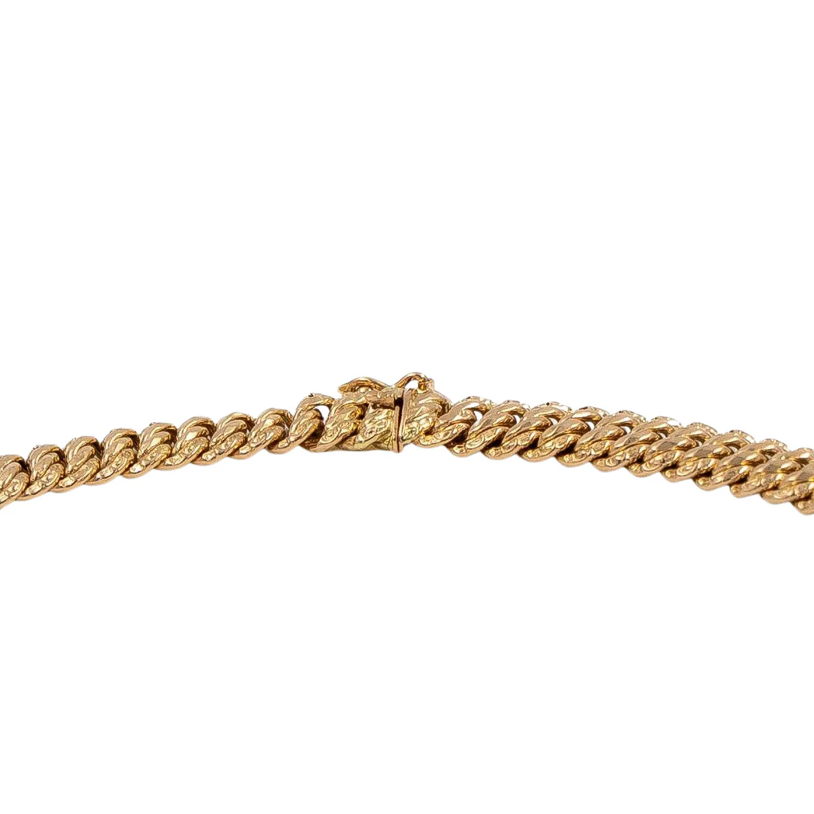 Collier Maille américaine en or jaune - Image 5