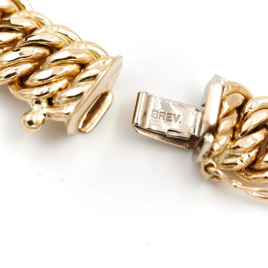 Collier Maille américaine en or jaune - Image 6