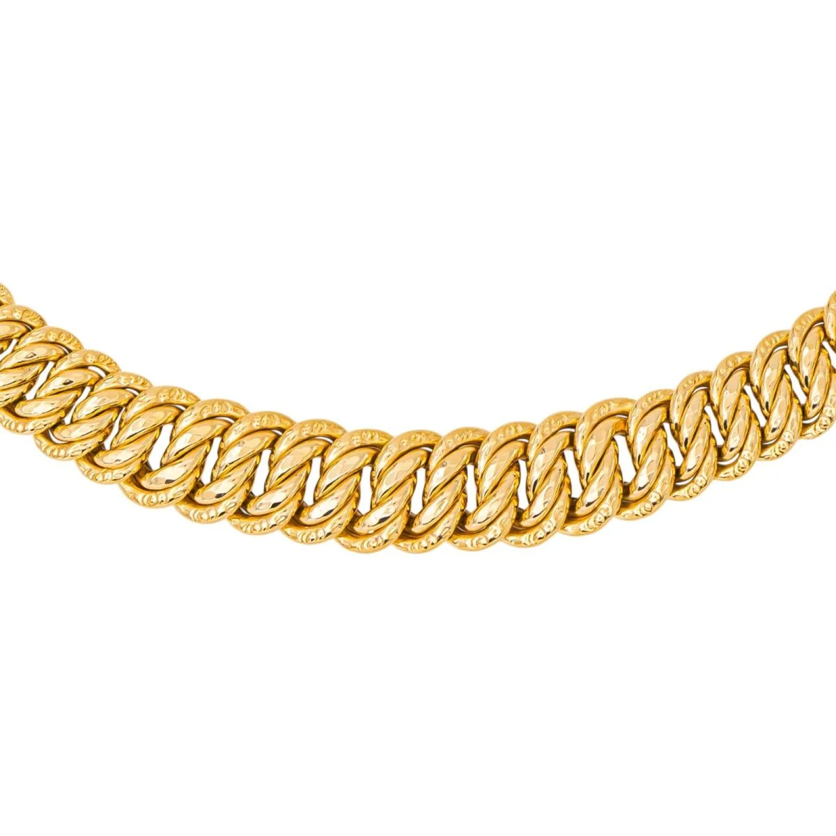 Collier Maille en or jaune