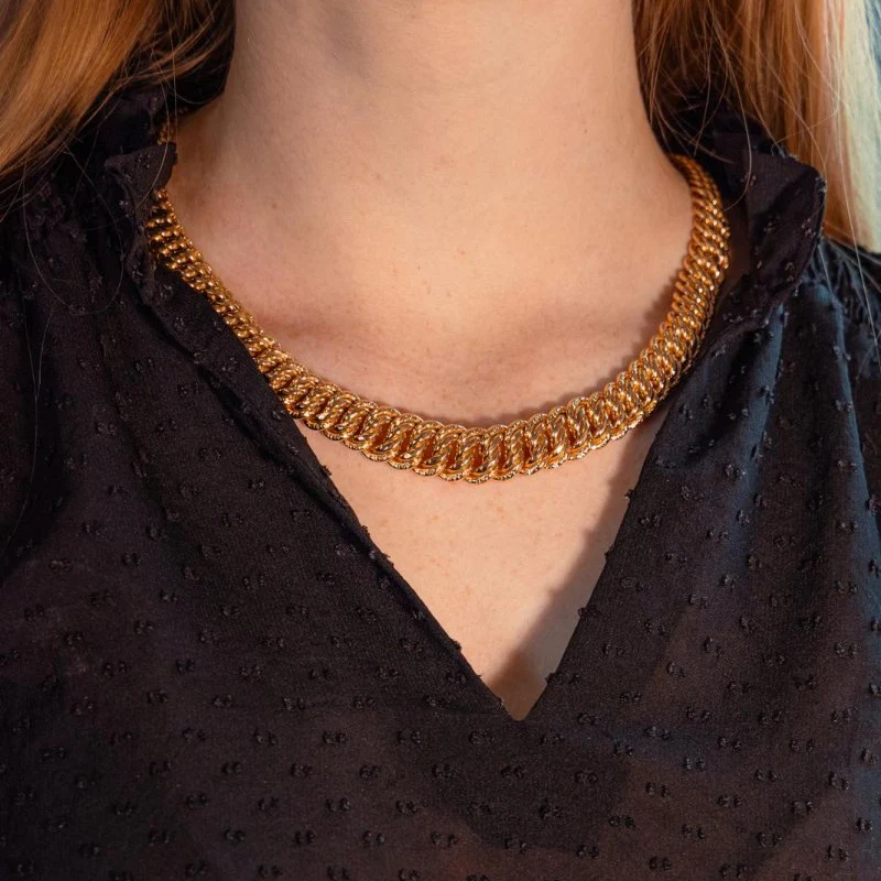Collier Maille en or jaune - Image 2
