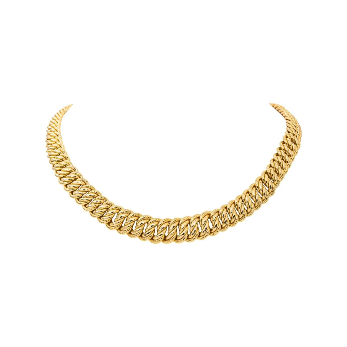 Collier Maille en or jaune - Image 3