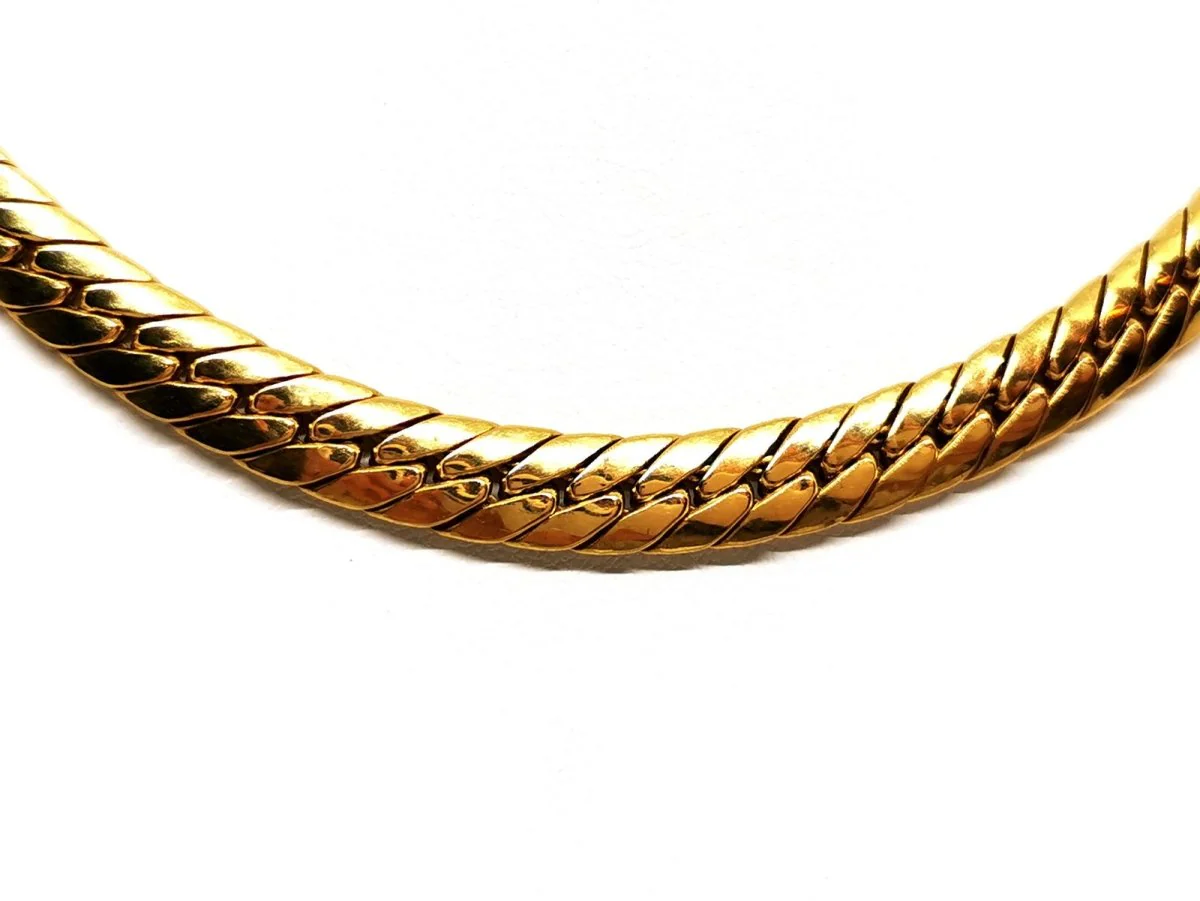 Collier Maille anglaise en or jaune - Image 2