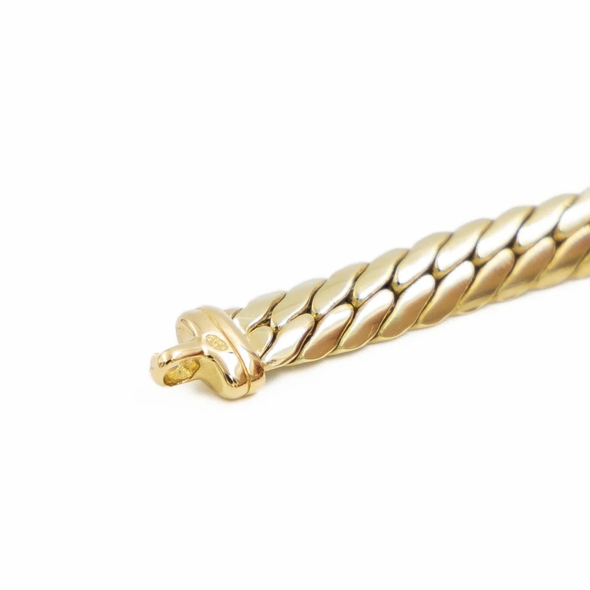 Collier Maille anglaise en or jaune - Image 3