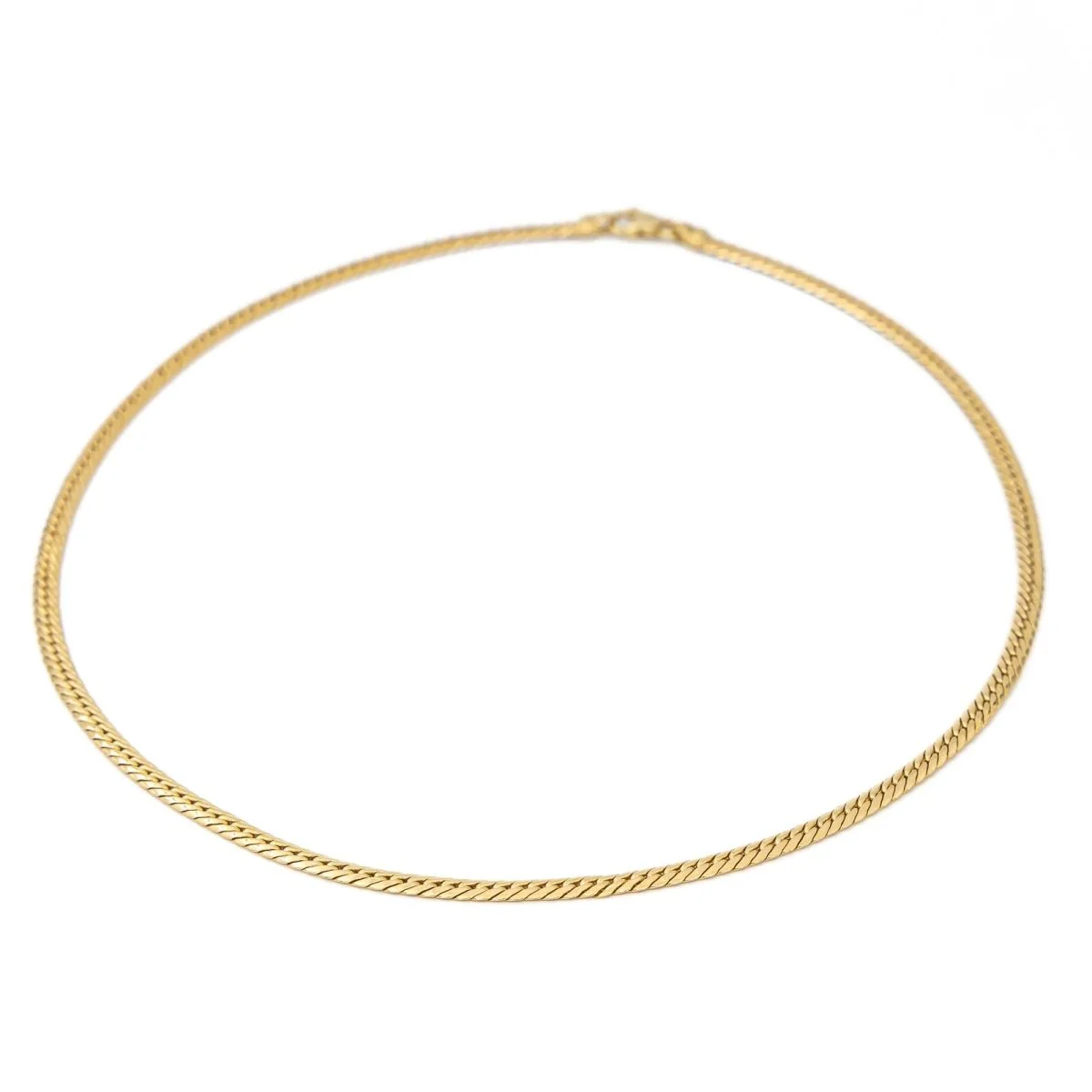 Collier Maille anglaise Or jaune - Image 3