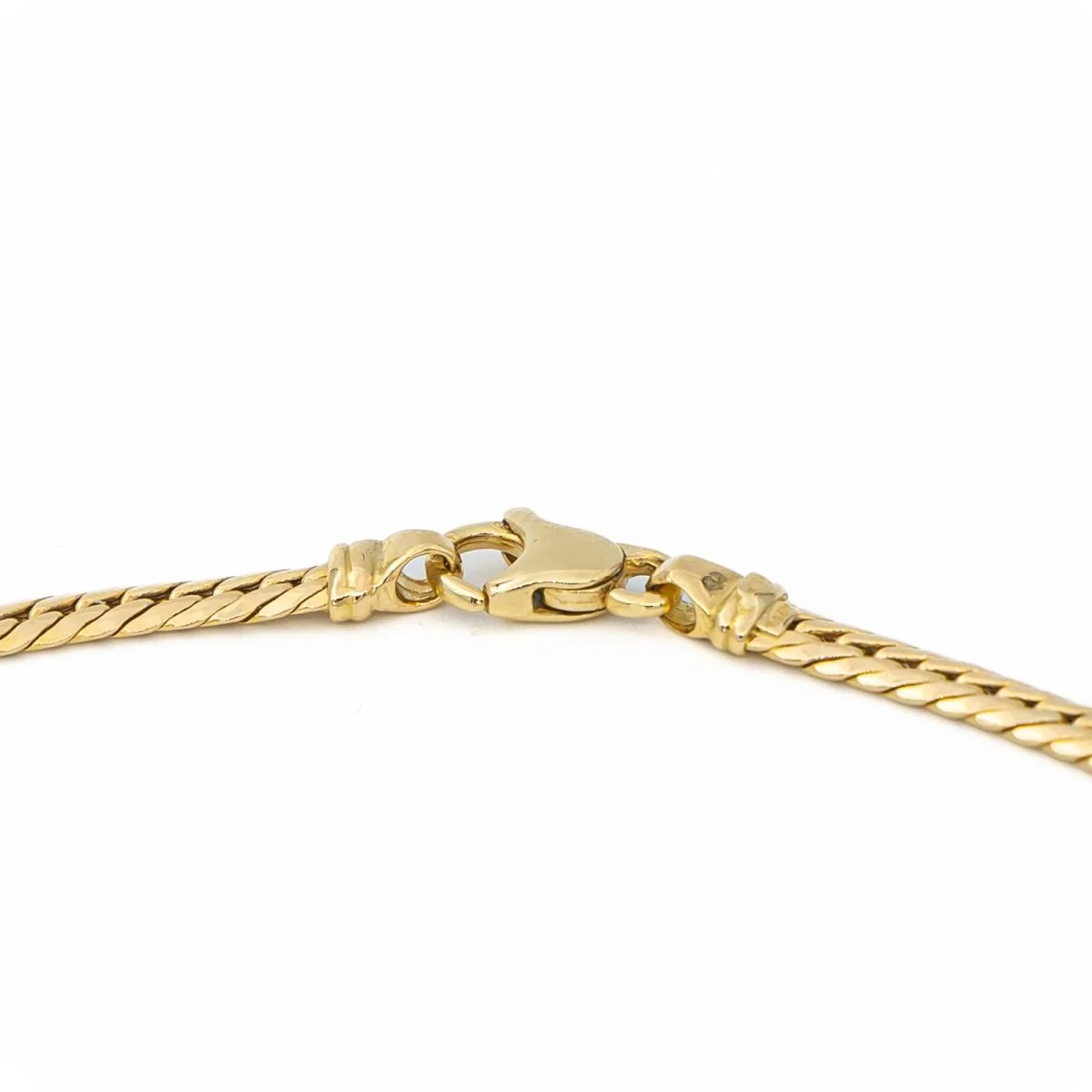 Collier Maille anglaise Or jaune - Image 4