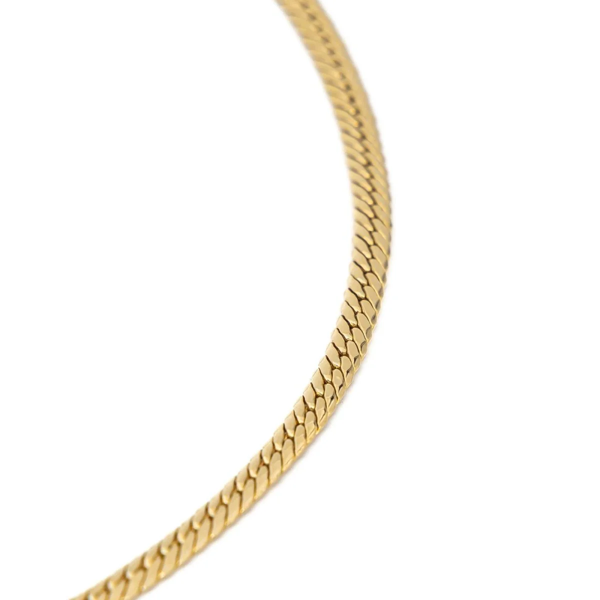 Collier Maille anglaise Or jaune - Image 7