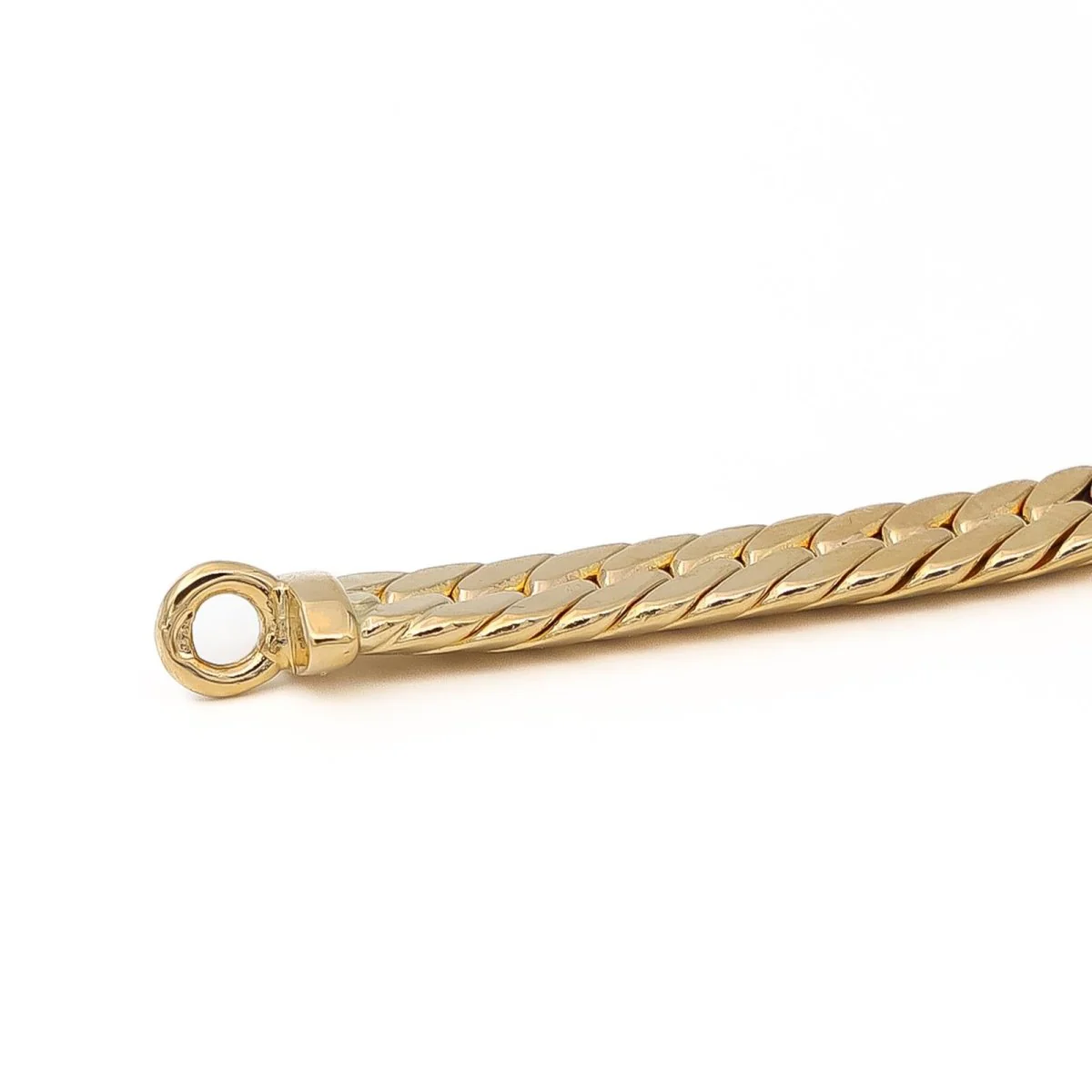 Collier Chaîne maille anglaise en or jaune - Image 6