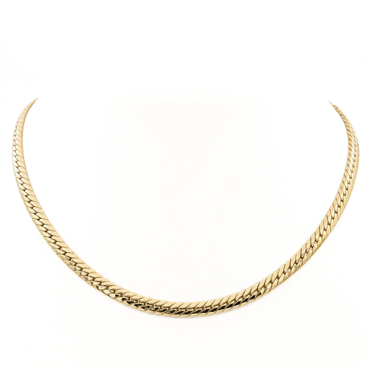 Collier Maille anglaise Or jaune