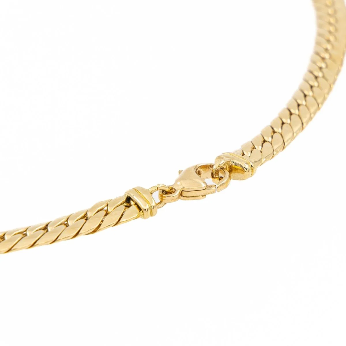 Collier Maille anglaise Or jaune - Image 4