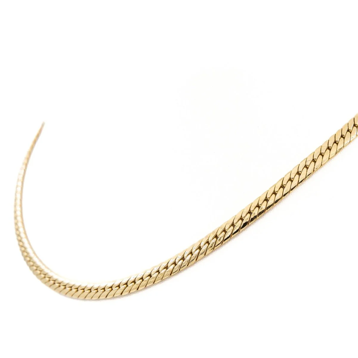 Collier Maille anglaise Or jaune - Image 5