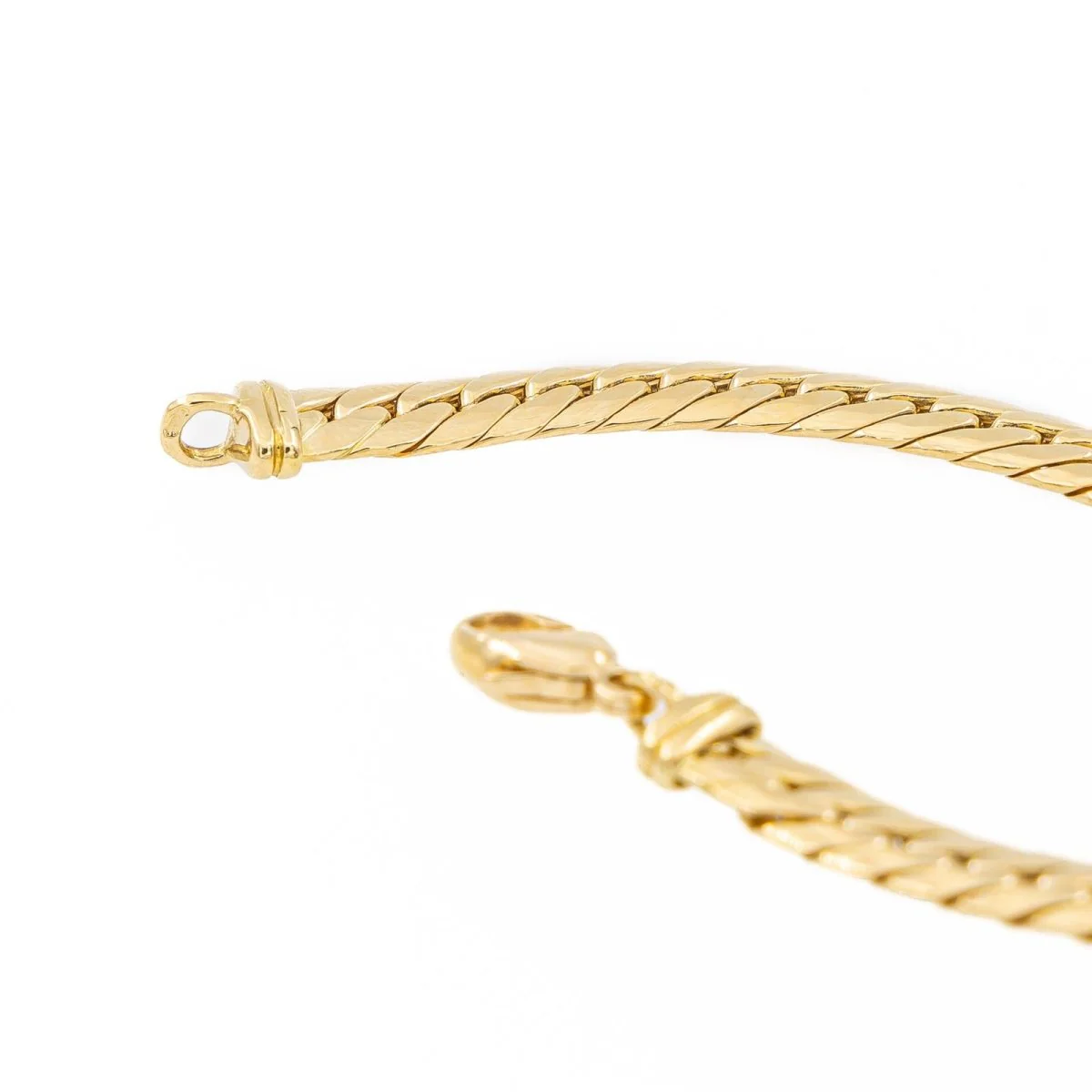 Collier Maille anglaise Or jaune - Image 6
