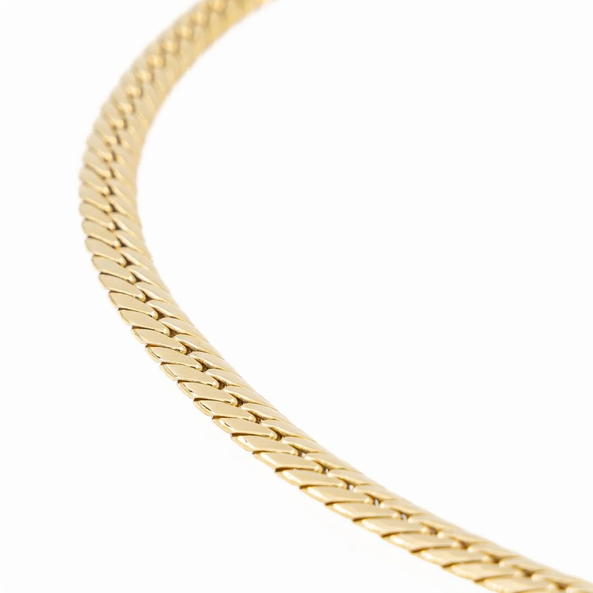 Collier Maille anglaise Or jaune - Image 7